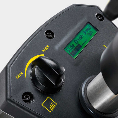 Reinigungsmaschinen-Tymbia-Kehrmaschine KARCHER-Kaution 50l | Breite Arbeit 850mm 2