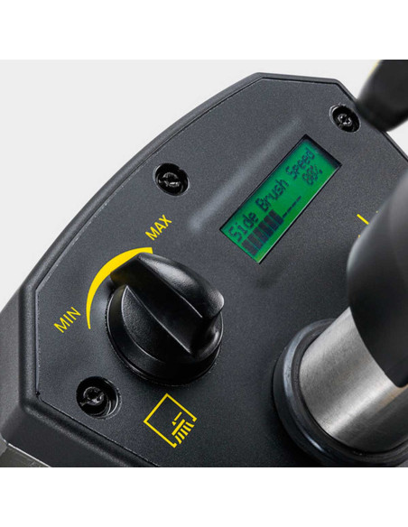 Reinigungsmaschinen-Tymbia-Kehrmaschine KARCHER-Kaution 50l | Breite Arbeit 850mm