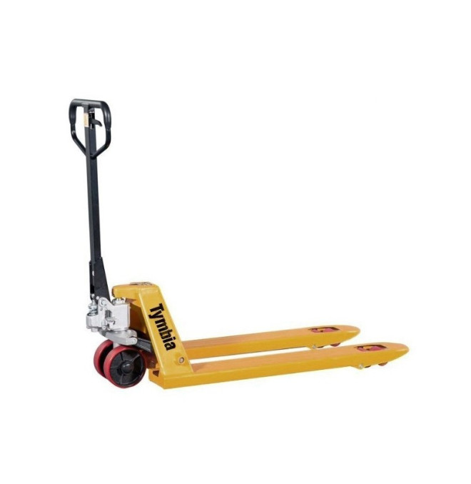 Manuelle Tymbie-Pack 6UDS Transparents - Transphase manuelle de 2500 kg - roues de polyuréthane - 1150x550 mm (la route est livr