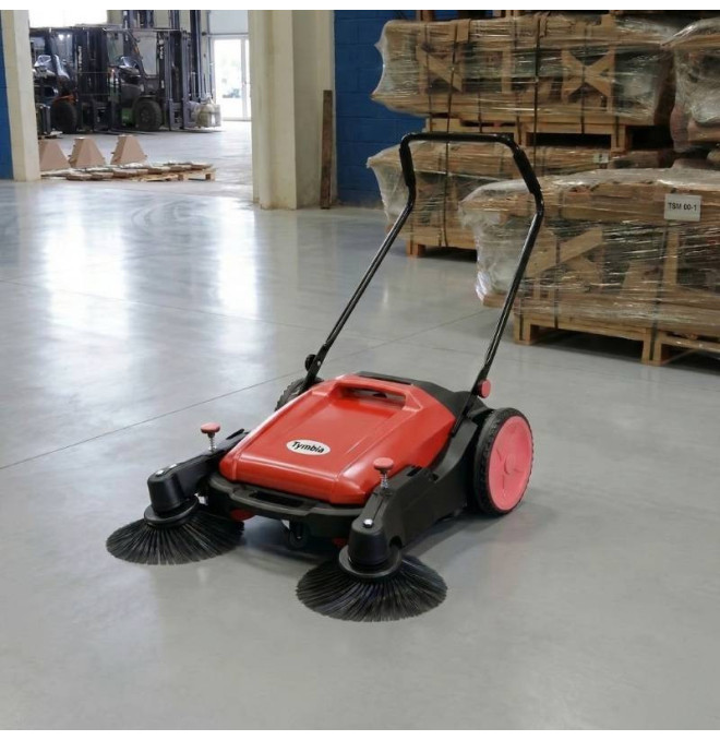 Balayeuses industrielles - balayeuse manuelle de 920mm avec dépôt 55Litros