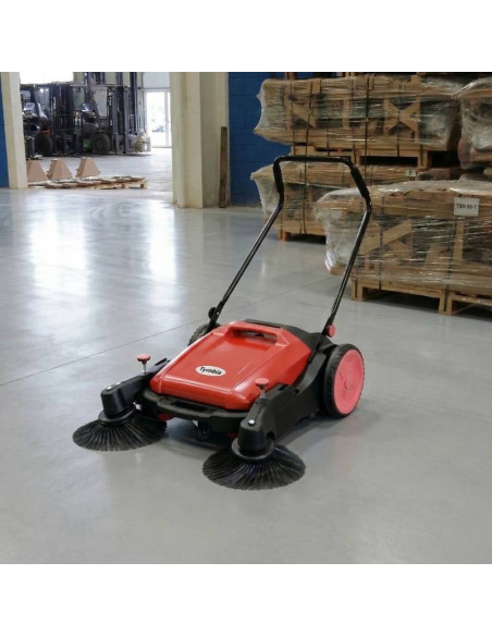 Spazzatrici industriali - Sweeper manuale da 920mm con deposito 55litros