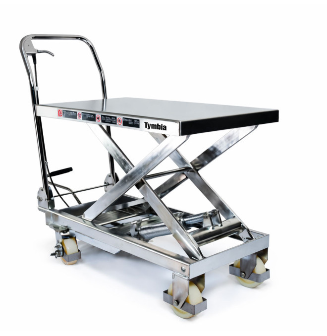 Manuelle Tische-Tymbia-Tabellen-Handbuch Aufzug 250kg bei 900 mm (rostfrei)