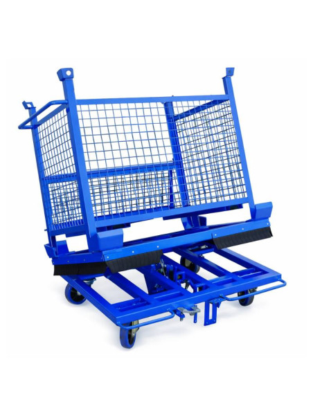 Conteneurs et cestones-TYMBIA-CONTENEUR-CONTENANT TILTER 500KG AVEC ROUES