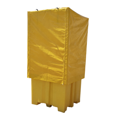 Polyethylene Buckets & Metallic-Tymbia-Cuvette Polyethylene 1000 liters with awning 2