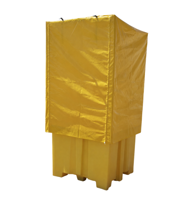 Polyethylene Buckets & Metallic-Tymbia-Cuvette Polyethylene 1000 liters with awning
