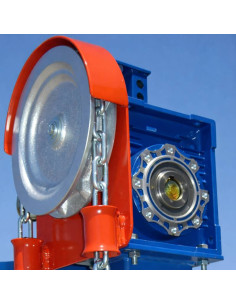 Carga de bombonas y bidones-TYMBIA-Implemento bidón grúa y carretilla con cadena ATEX 2