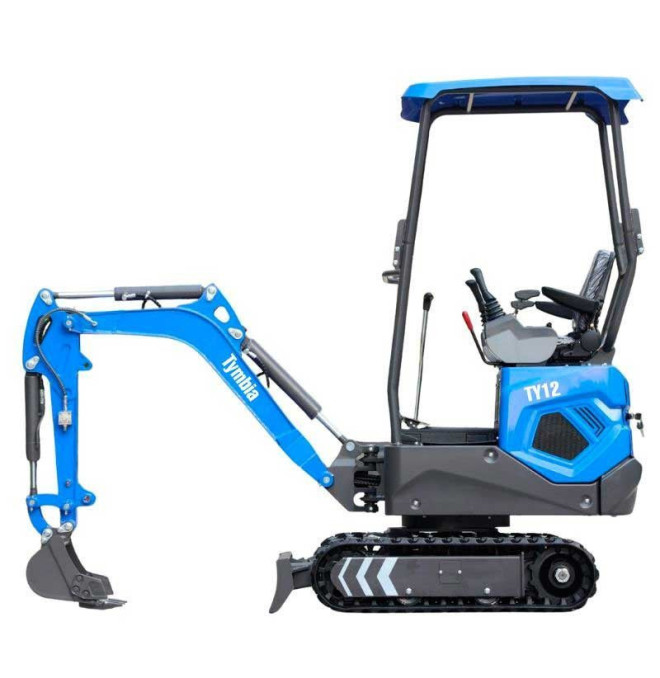 Miniexcavadoras-TYMBIA-Minoexcavator 1200kg Kubota Diesel Ty12