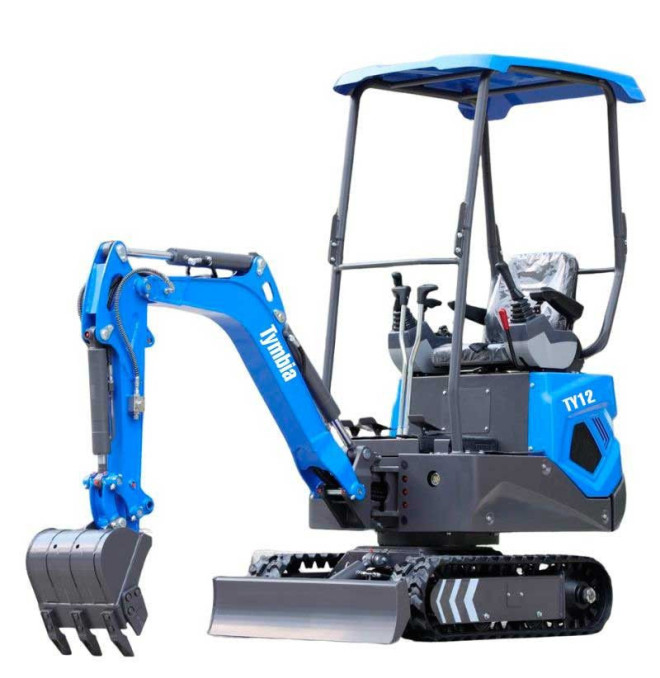 Miniexcavadoras-TYMBIA-Minoexcavator 1200kg Kubota Diesel Ty12