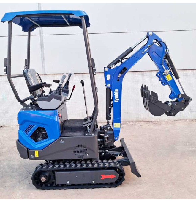Miniexcavadoras-TYMBIA-Minoexcavator 1200kg Kubota Diesel Ty12