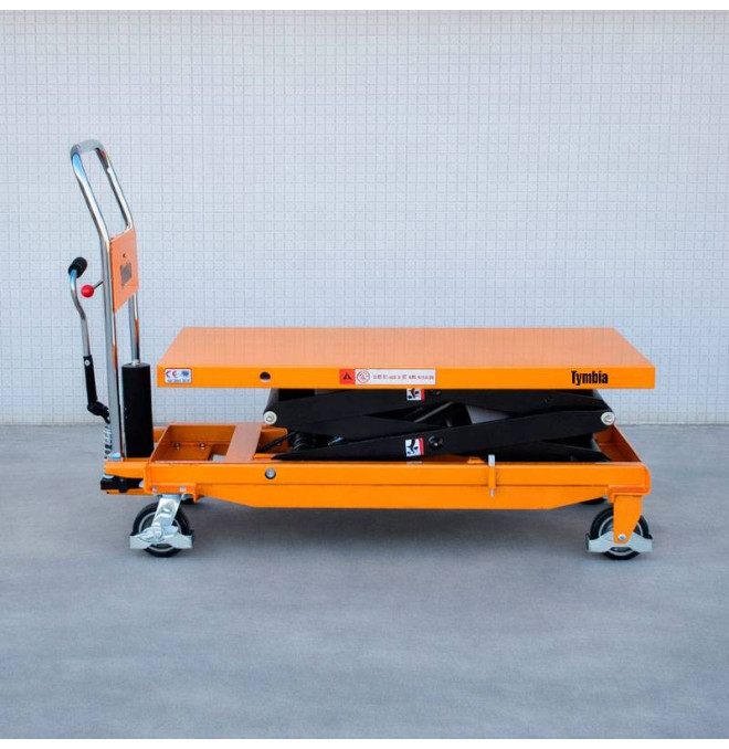 Manuelle TischeTYMBIA-Manueller Hubtisch 1000kg bis 1700 mm - 610x1200mm-Plattform