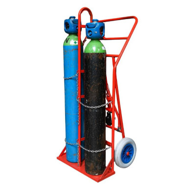 Voitures manuelles et électriques-TYMBIA-CARRIAGE 2 BOUTEILLES SOUDAGE POUR LA GRANDE 2