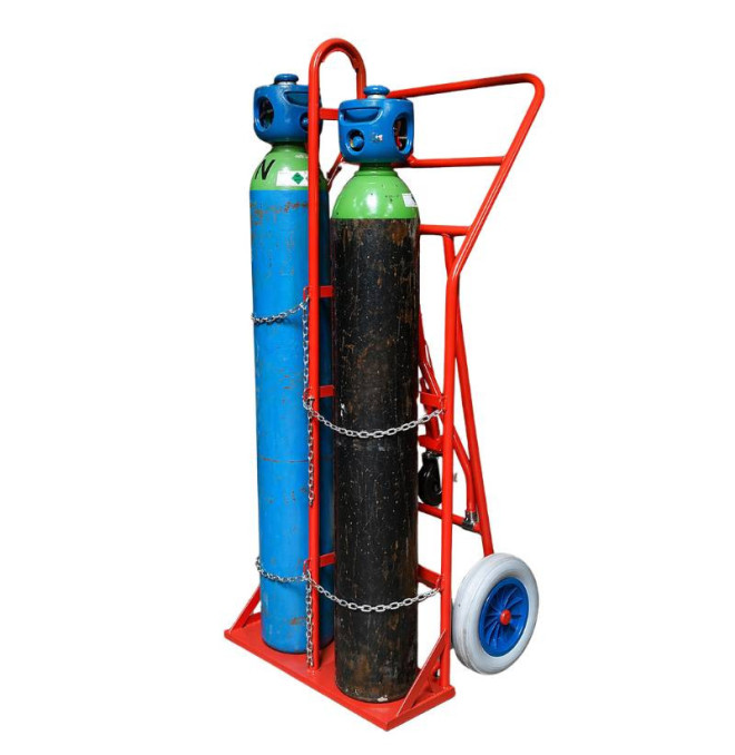 Manual and Electrical Cars-Tymbia-Carriage 2 Bottles Welding for crane
