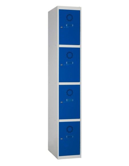 Lockers..-MEGABLOK-Casier 4 portes initiales 250/300/400mm