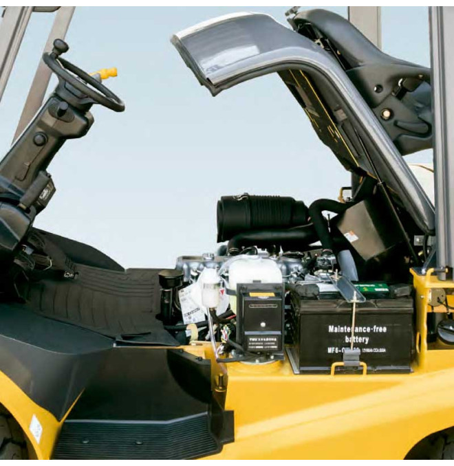 Forklift Trucks-Forklift Diesel 2500kg - Triplex 4700mm - Euro5 Mast