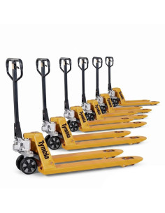 Pack 6UDS - Transphaque manuelle de 2500 kg - roues en caoutchouc - 1150x550 mm (...