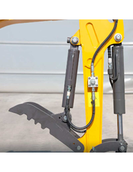 Hydraulischer Daumen Miniexcavator | Griff für Trümmer und Koffer