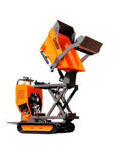 Construction and work: machinery-TYMBIA-Mini Dumper lifting of caterpillars 500kg capacity