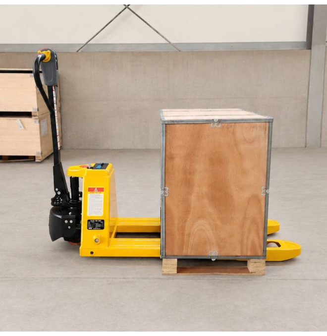 Transpaletas Eléctricas-TYMBIA-Transpaleta Litio 1500kg - 48V/10Ah - 550x1150mm
