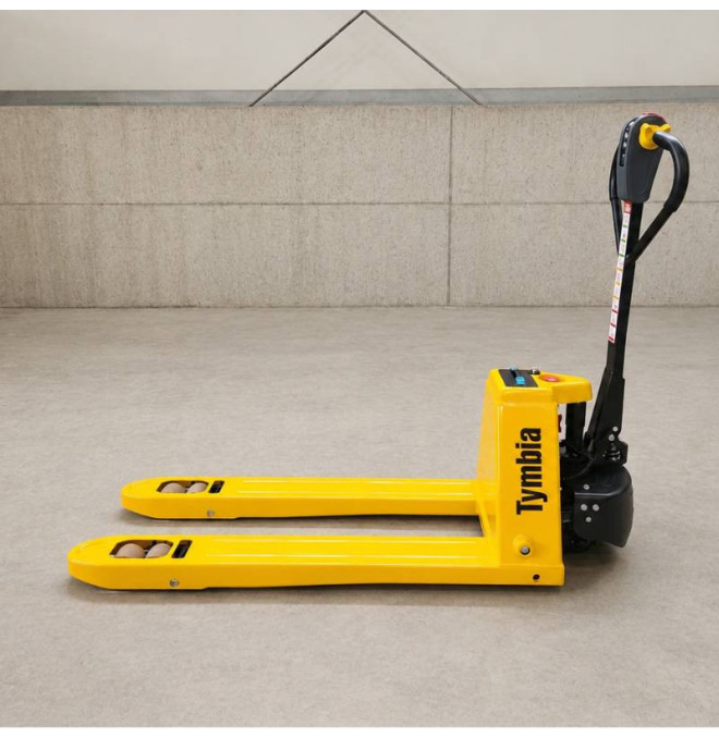 Transpallet Elettrici-TYMBIA-Transpallet al litio 2000KG - 48V / 10AH - 550x1150mm