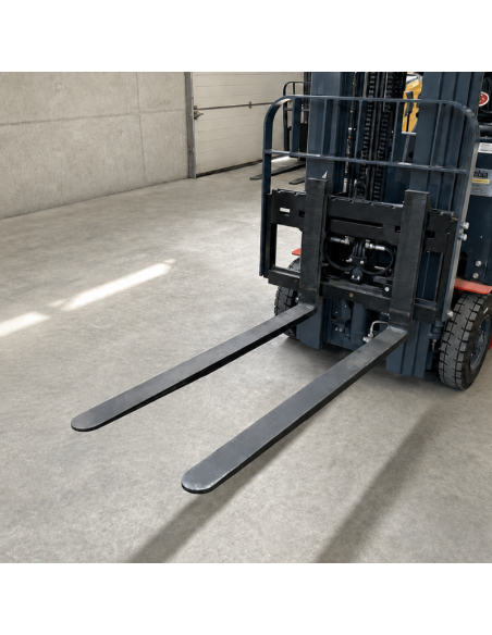 Carretillas Elevadoras-TYMBIA-Carretilla elevadora litio 1200kg, mástil tríplex a 4500mm - Bateria litio 24V/280Ah
