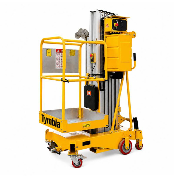 Plataformas unipersonales-TYMBIA-Plataforma Mástil Vertical 8.2m