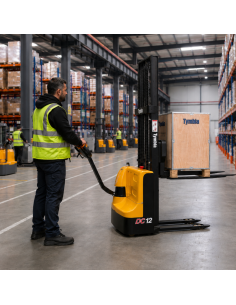 Electric stacker 1200kg at 4000mm - 24V / 100Ah Tymbia 2