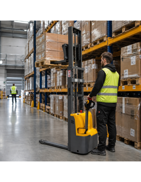 Empilhador elétrico 1500kg a 3000mm 24V / 105AH