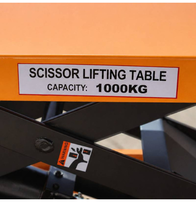 Manueller Hubtisch 1000kg bei 1000 mm
