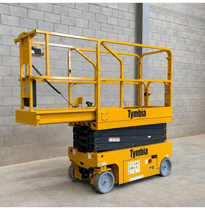Scherenplattformen-TYMBIA-Hebebühne der elektrischen Schere von 7,8 m arbeitet - 230 kg