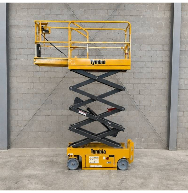 Plataformas de Tesoura-TYMBIA-Plataforma elevatória de tesouras elétricas do trabalho de 7,8m - 230kg