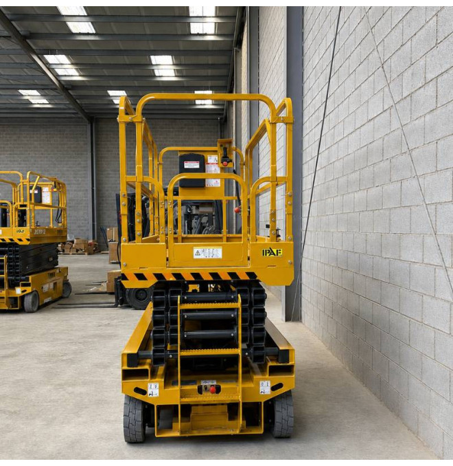 Plataformas de Tesoura-TYMBIA-Plataforma elevatória Tesoura elétrica de trabalho 10M - 450kg