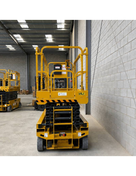 Plataformas de Tesoura-TYMBIA-Plataforma elevatória Tesoura elétrica de trabalho 10M - 450kg