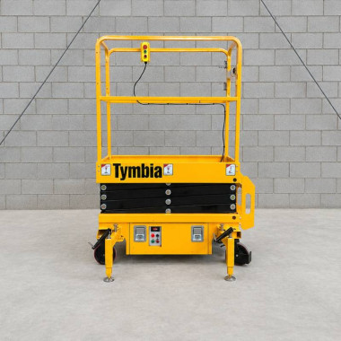 Plataformas de Tesoura-TYMBIA-Plataforma elevatória tesoura 5.9m-300kg semi elétrico 2