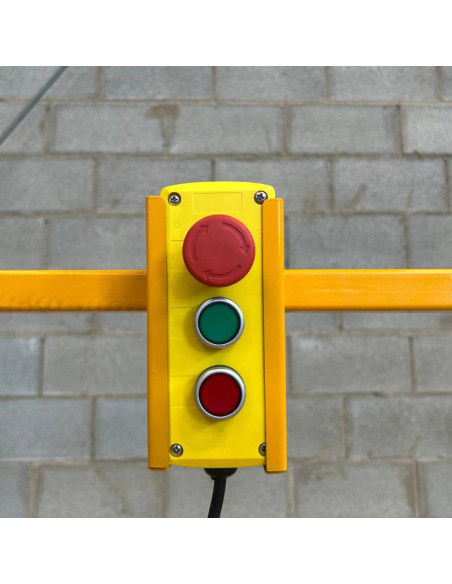 Piattaforme a Forbice-TYMBIA-Piattaforma di sollevamento forbice 5.9m-300kg semi elettrico