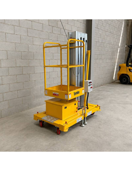 Mobile Work Platforms-TYMBIA-Lifting platform 12M - 125kg battery elevation