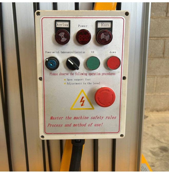 Mobile Work Platforms-TYMBIA-Lifting platform 12M - 125kg battery elevation