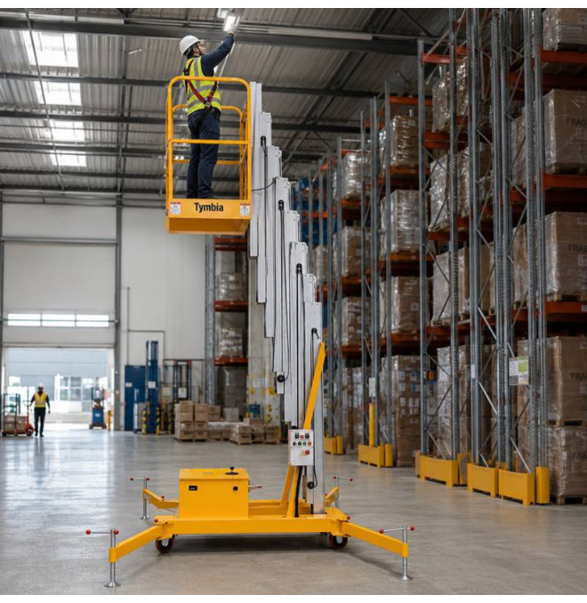 Mobile Work Platforms-TYMBIA-Lifting platform 12M - 125kg battery elevation