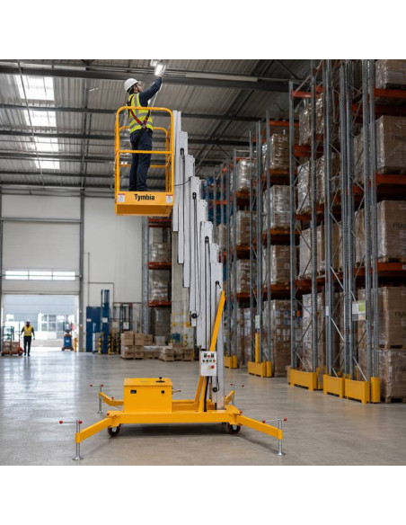 Mobile Work Platforms-TYMBIA-Lifting platform 12M - 125kg battery elevation