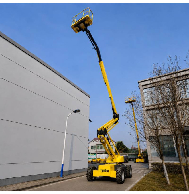 Plataforma elevatória Articulado 22m-250kg | TYMBIA