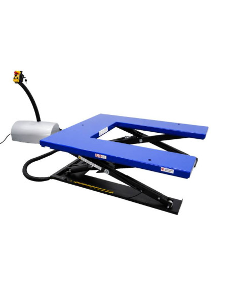 Mesas elevadoras-TYMBIA-Mesa Elevadora Eléctrica 1000kg a 840mm de 1450x1140mm (en U)