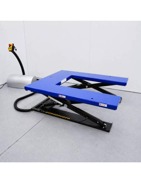 Mesas elevadoras-TYMBIA-Mesa Elevadora Eléctrica 1000kg a 840mm de 1450x1140mm (en U)