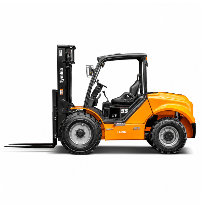 Carrelli elevatori fuoristrada Litio da 1500 a 3500 kg