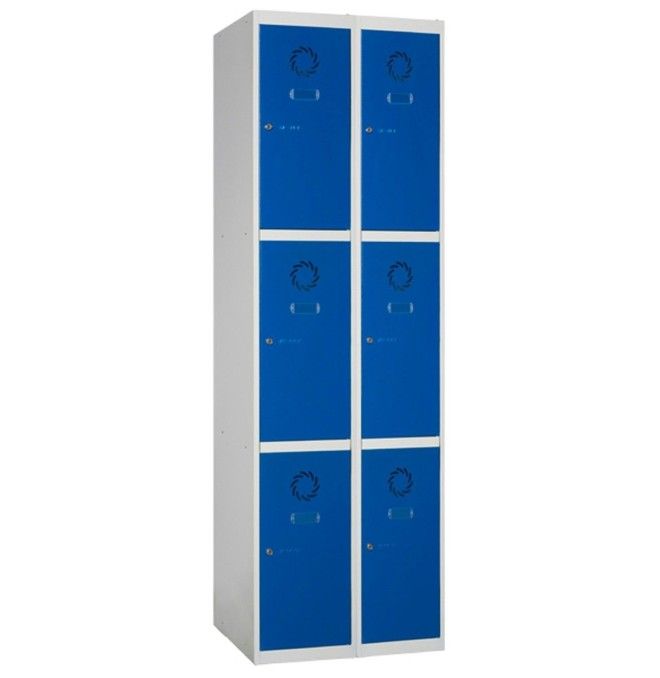 Taquillas metálicas-MEGABLOK-Modulo taquillas 3 puertas
