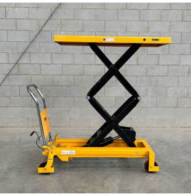 Mesa elevatória manual 800kg a 1500mm