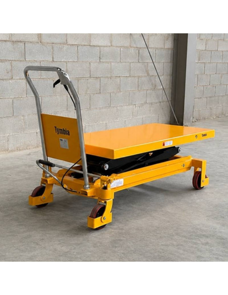 Mesa elevatória manual 800kg a 1500mm