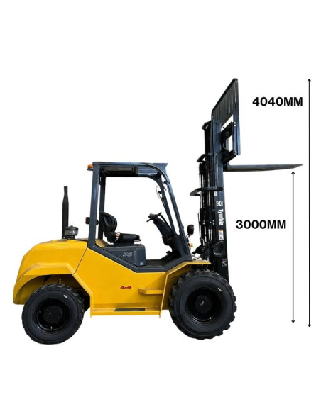 Chariot élévateur tout terrain 2500 kg 4x4