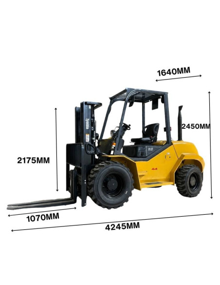 Geländestapler 2500kg 4x4