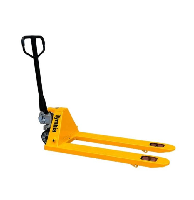 Porta-paletes manual 2500kg e rodas de borracha - carga segura