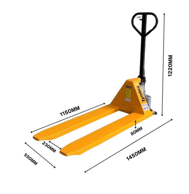 Transpallet a forbice di 1000kg - 850mm