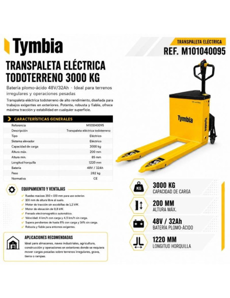 Transpallet elettrico SUV 3000KG
